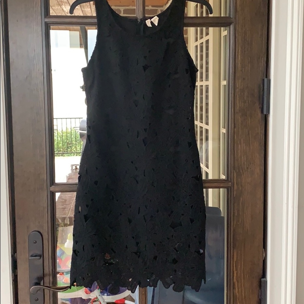 Little black dress.
